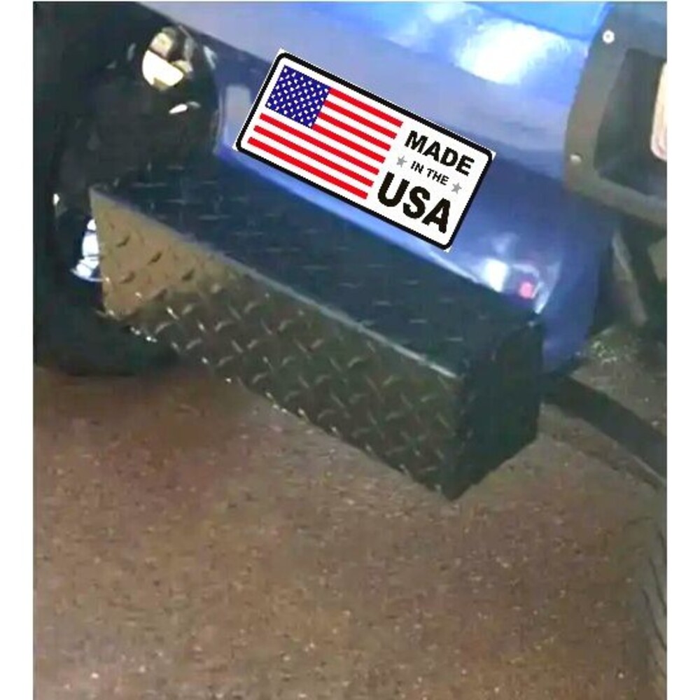 Club Car DS Golf Cart Diamond Plate BLACK Front Bumper Cover 1981 and up USA